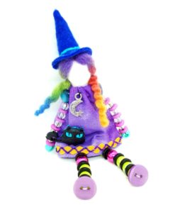 MAGICAL FRIENDS WITCH BUTTON DOLL