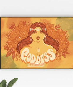Goddess Psychedelic Boho Eclectic Witch Art