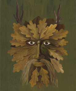 Autumn King Green Man print