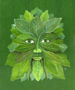 Endoda Enthula Green Man print